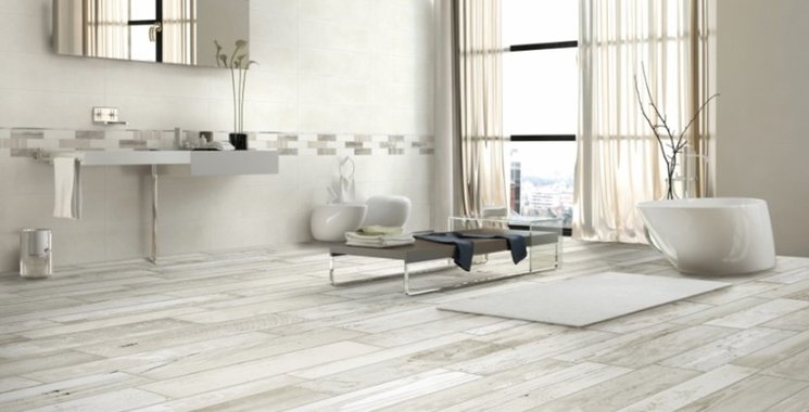 Helle Holzoptik Fliesen Mit Vintage Look