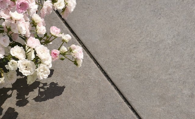 platte fliese für den außenbereich