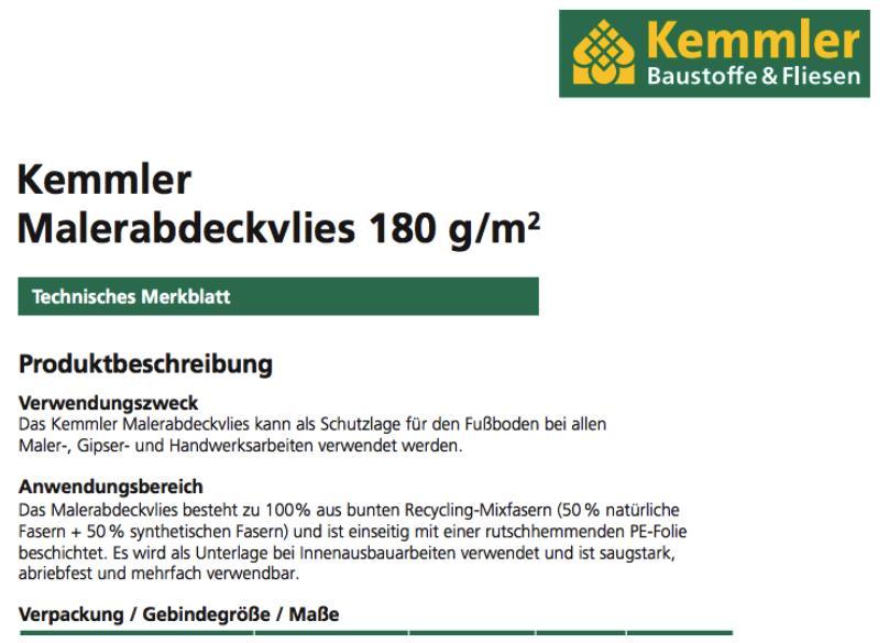 technische Daten Schritt 2