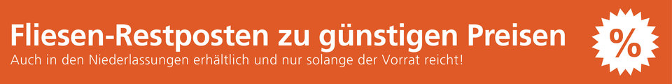 Sale Banner Fliesen
