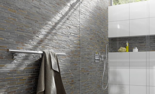 Mosaik in der Dusche 