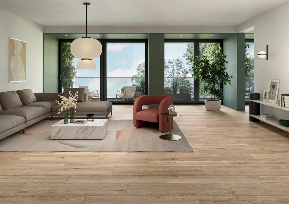 Fliese Bioglio Wohnzimmer 2 Holzoptik