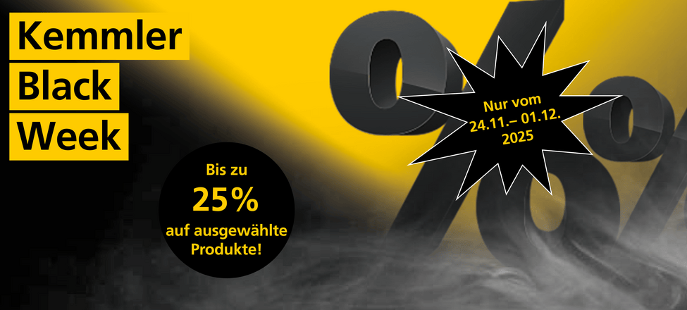 Die Black Friday Aktion 2025 von Fliesen-Kemmler! Jetzt sparen. 