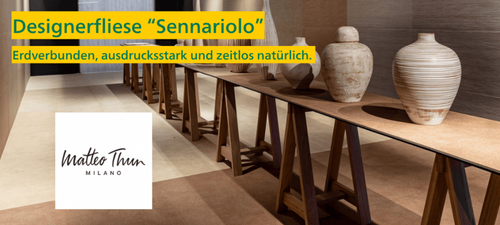 Fliese von Designer Matteo Thun bei Fliesen-Kemmler